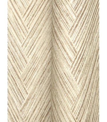 FM1053 - Thatched Chevron Terracotta Wallpaper-Formations by York