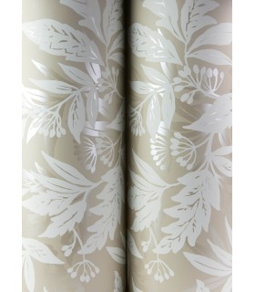 4155-27328 - Anita Beige Woodland Floral Wallpaper-Drew and Jonathan