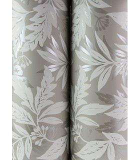 4155-27327 - Anita Pewter Woodland Floral Wallpaper-Drew and Jonathan