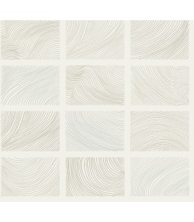 4155-72803 - Bronson Ivory Topography Wallpaper-Drew and Jonathan