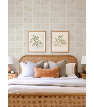 4155-72803 - Bronson Ivory Topography Wallpaper-Drew and Jonathan