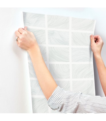 4155-72802 - Bronson Sterling Topography Wallpaper-Drew and Jonathan