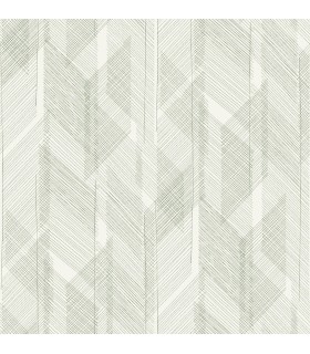 4155-27335 - Bryant Evergreen Crosshatch Wallpaper-Drew and Jonathan
