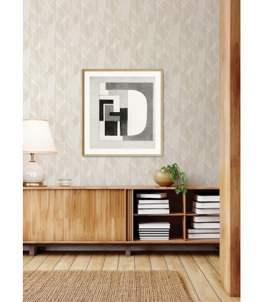 4155-27339 - Bryant Gold Crosshatch Wallpaper-Drew and Jonathan