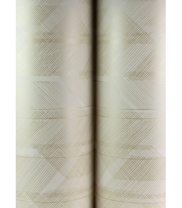 4155-27339 - Bryant Gold Crosshatch Wallpaper-Drew and Jonathan