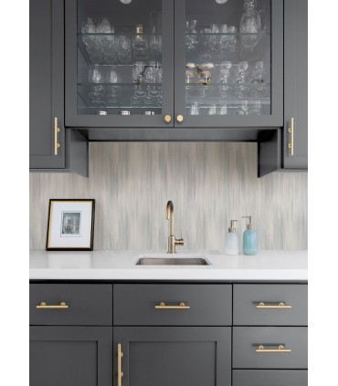 4155-27350 - Elysian Sky Blue Ikat Wallpaper-Drew and Jonathan