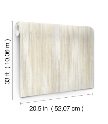 4155-27349 - Elysian Wheat Ikat Wallpaper-Drew and Jonathan