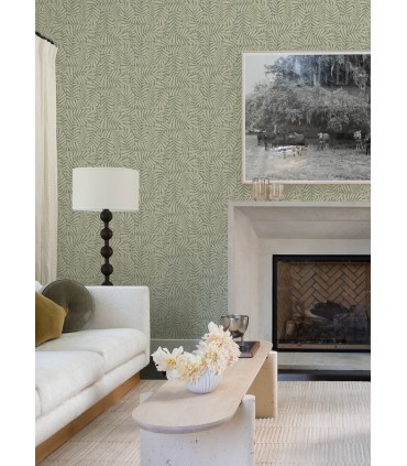 4155-27311 - Gabriel Moss Fern Wallpaper-Drew and Jonathan