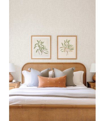 4155-27314 - Gabriel Pearl Fern Wallpaper-Drew and Jonathan