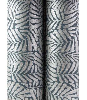 4155-27312 - Gabriel Teal Fern Wallpaper-Drew and Jonathan