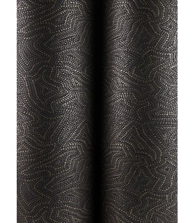 4155-27346 - Hollenback Black Dotted Abstract Wallpaper-Drew and Jonathan