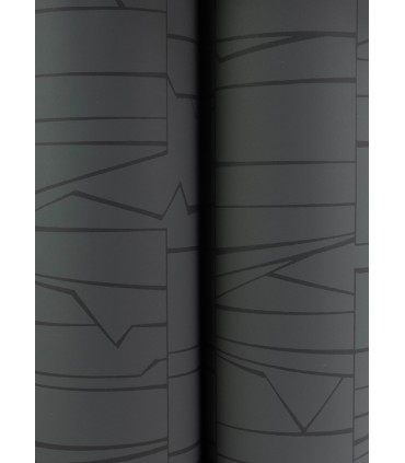 4155-72820 - Huntington Charcoal Geometric Stripe Wallpaper-Drew and Jonathan