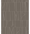 4155-72822 - Huntington Chocolate Geometric Stripe Wallpaper-Drew and Jonathan