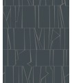 4155-72821 - Huntington Indigo Geometric Stripe Wallpaper-Drew and Jonathan