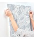 4155-72812 - Mathias Blue Botanical Wallpaper-Drew and Jonathan