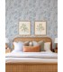 4155-72812 - Mathias Blue Botanical Wallpaper-Drew and Jonathan