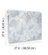 4155-72812 - Mathias Blue Botanical Wallpaper-Drew and Jonathan