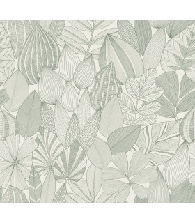 4155-72811 - Mathias Green Botanical Wallpaper-Drew and Jonathan