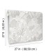4155-72809 - Mathias Grey Botanical Wallpaper-Drew and Jonathan