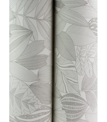 4155-72809 - Mathias Grey Botanical Wallpaper-Drew and Jonathan