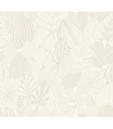 4155-72810 - Mathias Pearl Botanical Wallpaper-Drew and Jonathan