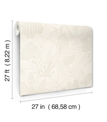 4155-72810 - Mathias Pearl Botanical Wallpaper-Drew and Jonathan