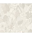 4155-72808 - Mathias Taupe Botanical Wallpaper-Drew and Jonathan
