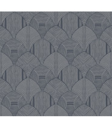 4155-72807 - Meyberg Blue Geometric Wallpaper-Drew and Jonathan