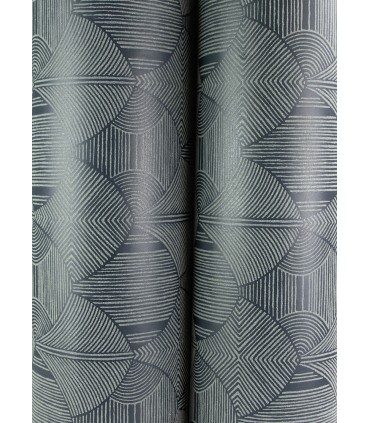 4155-72807 - Meyberg Blue Geometric Wallpaper-Drew and Jonathan