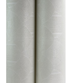 4155-72806 - Meyberg Silver Geometric Wallpaper-Drew and Jonathan
