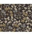 4155-72817 - Mildred Black Botanical Trail Wallpaper-Drew and Jonathan