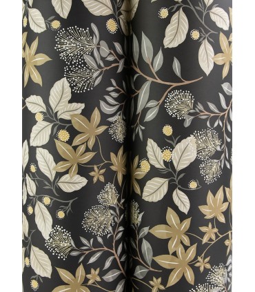 4155-72817 - Mildred Black Botanical Trail Wallpaper-Drew and Jonathan