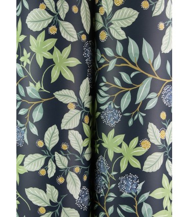 4155-72814 - Mildred Indigo Botanical Trail Wallpaper-Drew and Jonathan