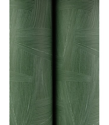 4155-27331 - Reid Evergreen Woven Geometric Wallpaper-Drew and Jonathan