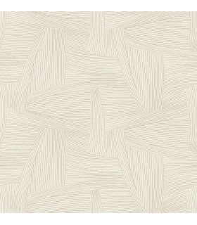 4155-27332 - Reid Light Brown Woven Geometric Wallpaper-Drew and Jonathan