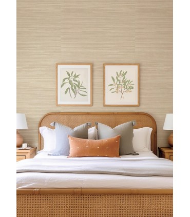 4155-72823 - Reynier Wheat Hemp Grasscloth Wallpaper-Drew and Jonathan