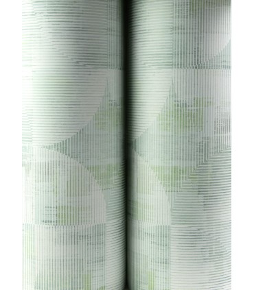 4155-27340 - Woodbine Sage Abstract Geometric Wallpaper-Drew and Jonathan