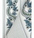MX9692 - Abbey's Garland Aqua Wallpaper-Astoria by Ronald Redding