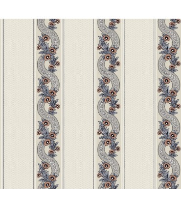 MX9696 - Abbey's Garland Coral Wallpaper-Astoria by Ronald Redding