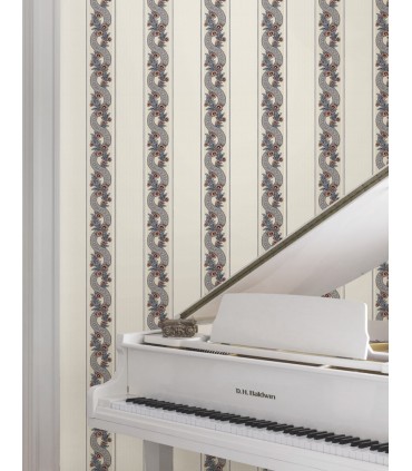 MX9696 - Abbey's Garland Coral Wallpaper-Astoria by Ronald Redding
