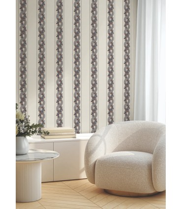 MX9696 - Abbey's Garland Coral Wallpaper-Astoria by Ronald Redding