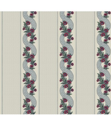 MX9694 - Abbey's Garland Ruby Wallpaper-Astoria by Ronald Redding