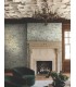 MX9654 - Courtyard Botanical Pale Blue Wallpaper-Astoria by Ronald Redding