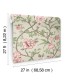 MX9653 - Courtyard Botanical Pink Wallpaper-Astoria by Ronald Redding