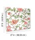 MX9651 - Courtyard Botanical Rose Wallpaper-Astoria by Ronald Redding