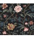 MX9656 - Courtyard Botanical Scarlet Wallpaper-Astoria by Ronald Redding