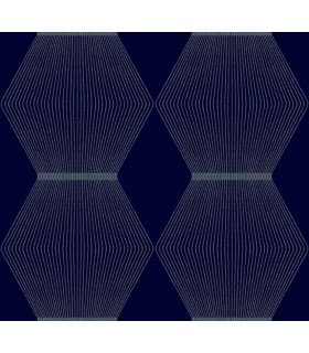 MX9635 - Diamond Legacy Navy Wallpaper-Astoria by Ronald Redding