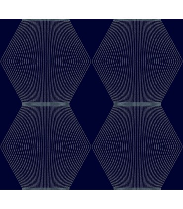 MX9635 - Diamond Legacy Navy Wallpaper-Astoria by Ronald Redding