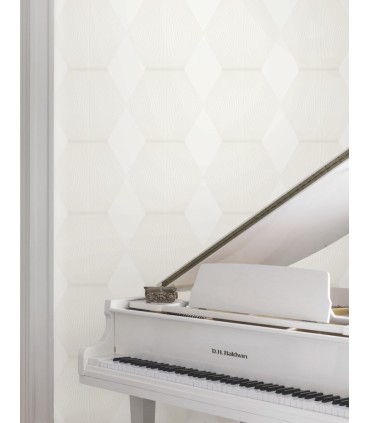 MX9634 - Diamond Legacy White Wallpaper-Astoria by Ronald Redding