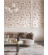 MX9684 - Floral Lace Brick Wallpaper-Astoria by Ronald Redding